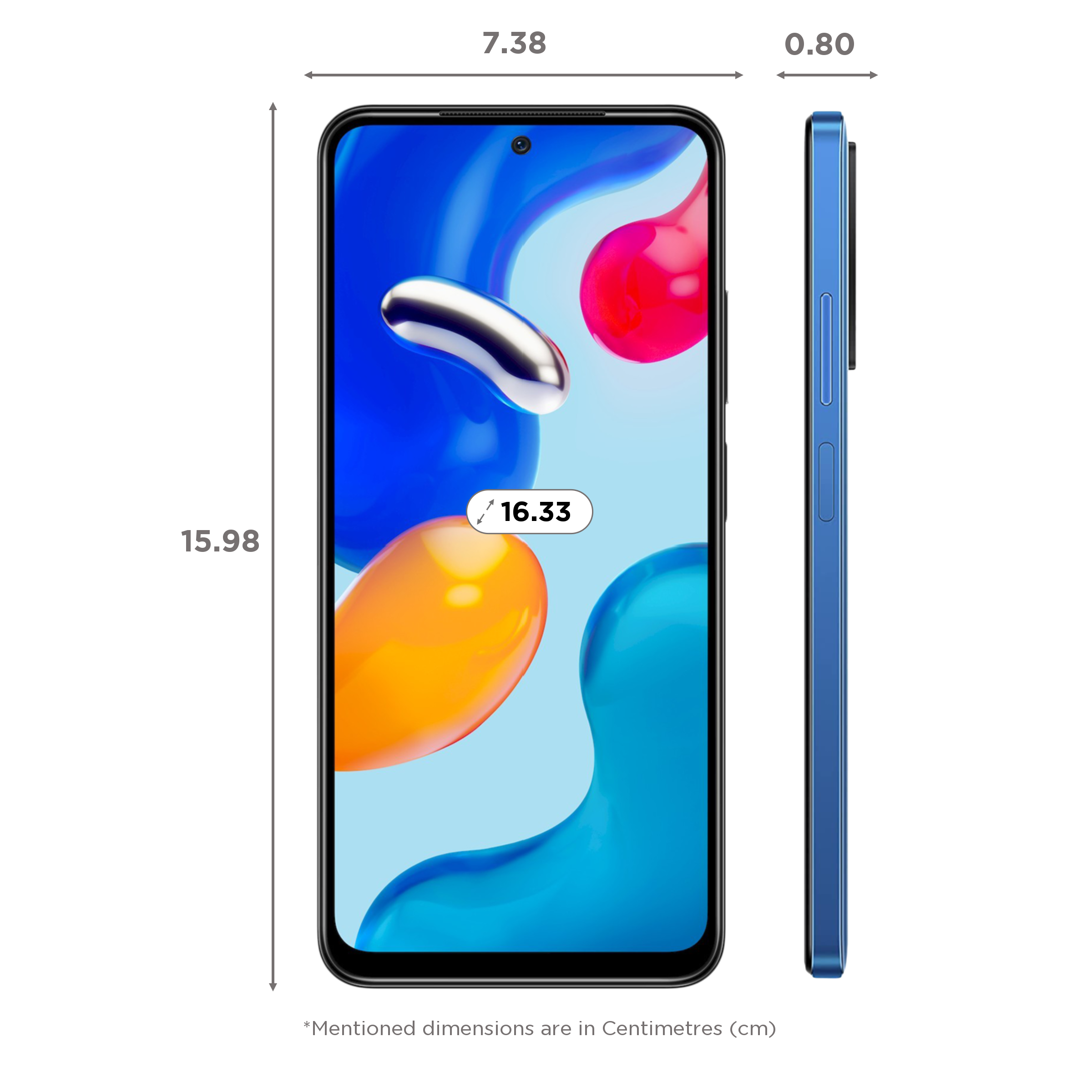 Buy Redmi Note 11 (4GB RAM, 64GB, Horizon Blue) Online - Croma